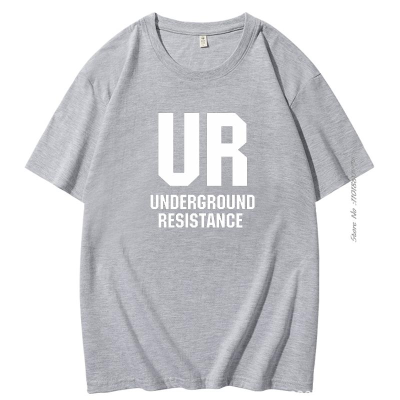 Underground Resistancedetroit Technopioneersjeff Millsrobert Hoodacid House Hot Summer Short Sleeve Tshirt Mens Clothes