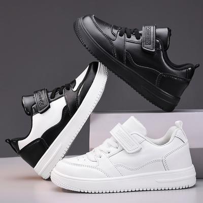 Mode Enfant Velcro Coupe Basse Chaussures de Skate Décontractées Extérieur Chaussures de Sport Décontractées 28-40