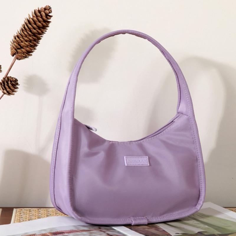 Minimalist Mini Nylon Handbag for Women Casual Underarm Bag with Multiple Color Options Great for Shopping Daily Life and Weekend Outings