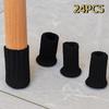24Pcs Anti-Slip Knitted Furniture Legs Sock Silent Floor Protector Chair Feet Cap  Building