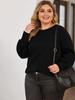 2025 Autumn/Winter Casual Knit Sweater Hoodie - Long Sleeve, Round Neck, Solid Color