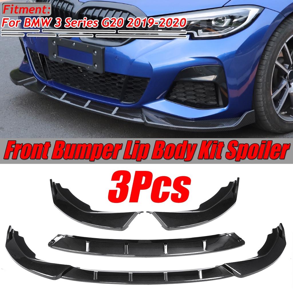 Buy 1 Set Carbon Fiber Look Front Bumper Lip Splitter For BMW G20 G28 ...