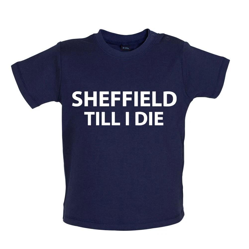 Sheffield to I Die - Baby Kids Boys Girls Unisex T-Shirt / Bodysuit - United FC Wednesday Owl Blades 100