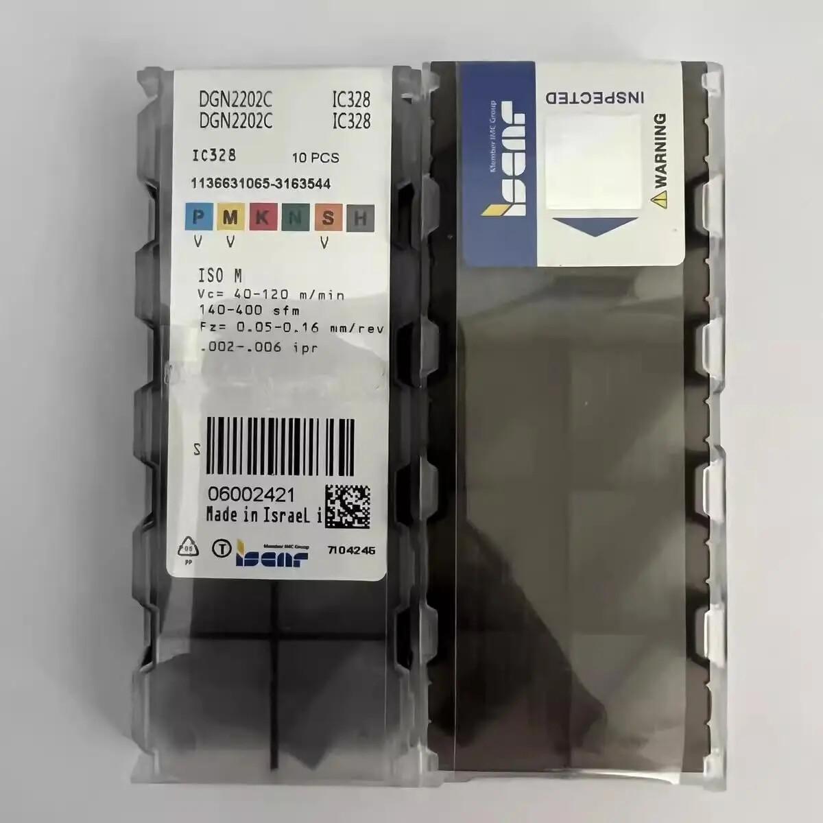 

ISCAR / DGN2202C IC328 /Industrial indexable Carbide Inserts 10 PCS
