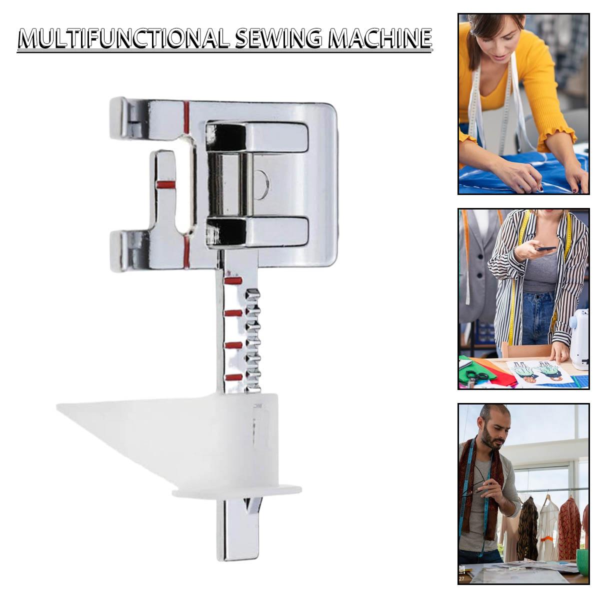 

Регулируемая направляющая прижимная лапка Mayitr подходит для бытовой швейной машины с низким хвостовиком Brother