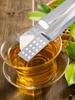 Tea Bag Clip Stainless Steel Thickened Lemon Tweezer Ice Sugar Barbecue Clip Home Kitchen Gadget Teaware Tong Squeezer Food Clip