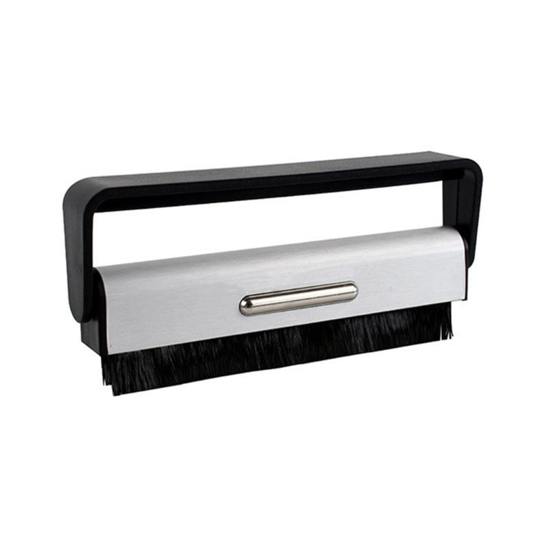 

Carbon Fiber Velvet AntiStatic Clean Brush Cleaner Remover for Phonograph Turntable LPVinyl Record Cleaning Kit Tools 1