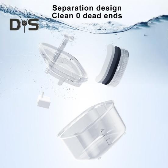 Automatischer Katzentrinkbrunnen mit 5-stufigem Filtersystem, geräuscharm, leicht zu reinigen, Katzentrinkbrunnen, Haustier-Wasserspender