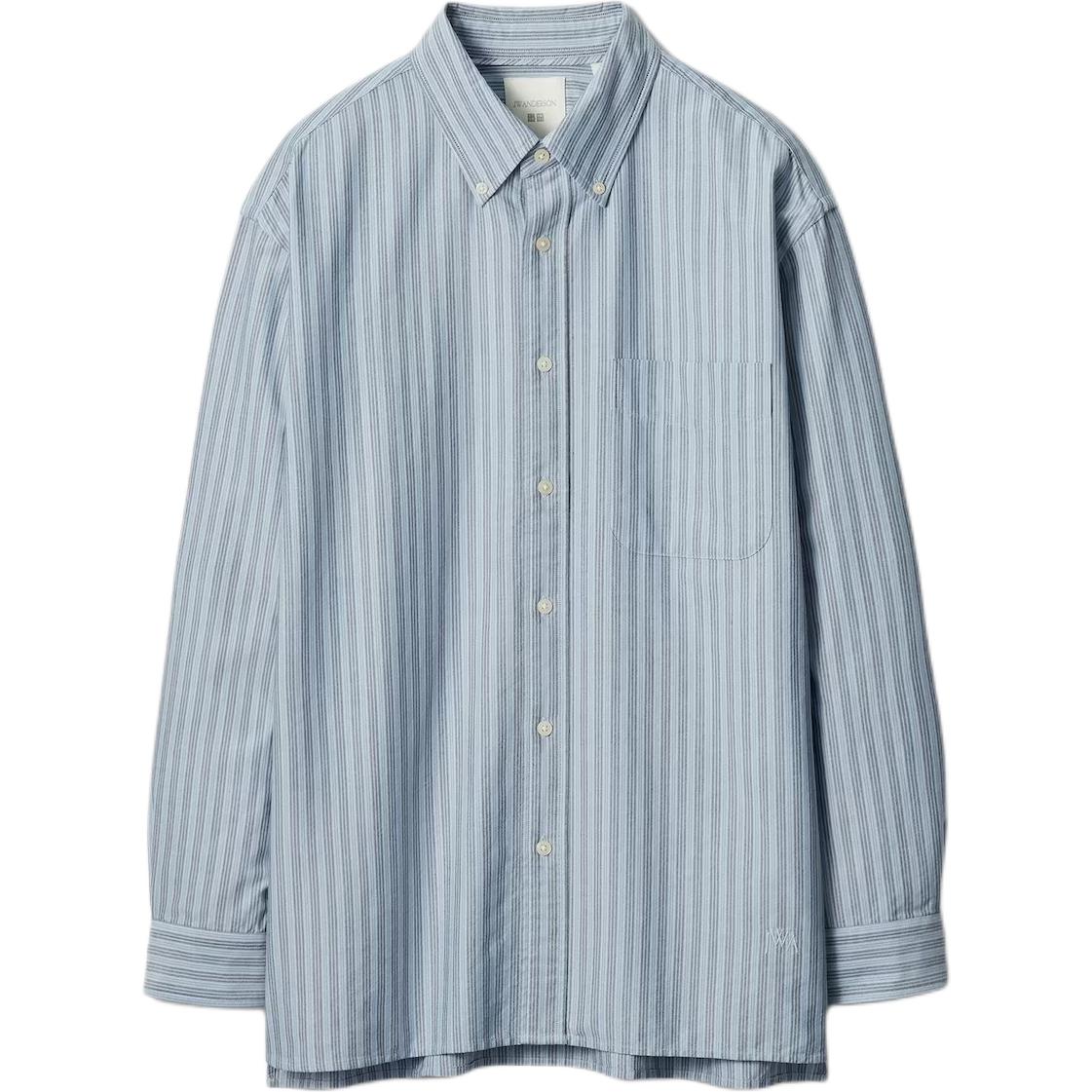 UNIQLO Striped Loose Fit Logo Embroidered