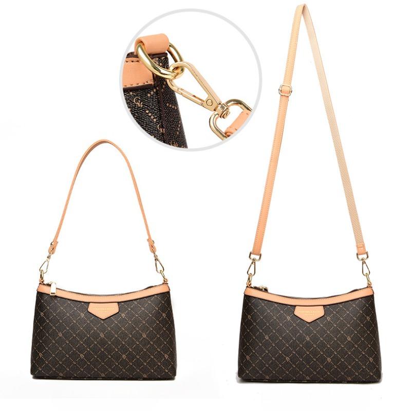 Crossbody Bag, Women's Small Bag, New Niche Texture Printed Bag, Fashionable Shoulder Bag