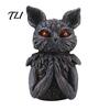Atmosphere Creating Holiday Props Halloween Resin Figurine, Spooky Skeleton Pumpkin Ghost Statue for Hand Painted Gothic Home Decor Tiered Tray,