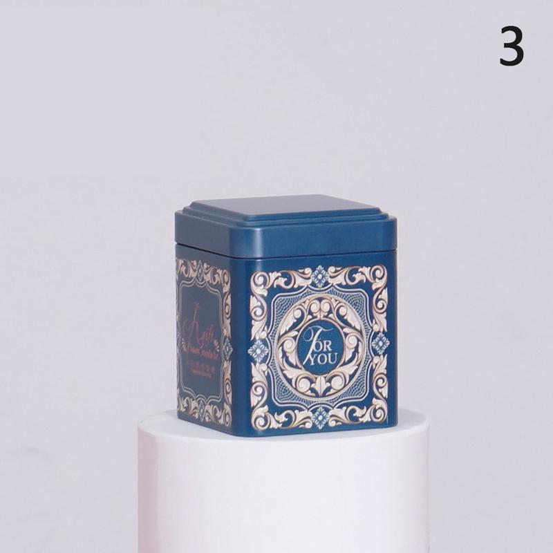 1 buc. Cutie sigilată pentru ceai Recipient de depozitare pentru bucătărie Borcan cutie pătrată Canistra de bomboane