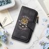 Men Vintage Biker Tiger Print Long Wallet Portable Multi Card Slot Fashion Zipper Purse