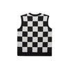 Vans V Neck Sleeveless Knitted Vest Women tops Black White VN000F6WFS8