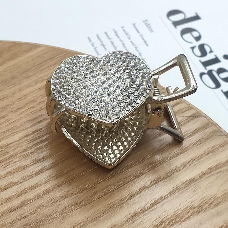 Luxury Alloy Rhinestone Hair Claw Clip for Women – Anti-Collapse Hold