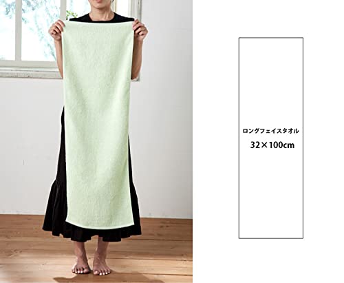 Hotel Long 5-Piece Set of Japanese-Made Senshu Towels (Approx. 32 X 100cm) Lavender