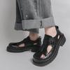 Men's Summer Casual Closed-Toe Perforated Sandals - Outdoor Business Buckle Design