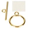 100 Sets Toggle Clasps Gold Color Alloy Bracelet OT Buckle DIY Jewelry Making Supplies