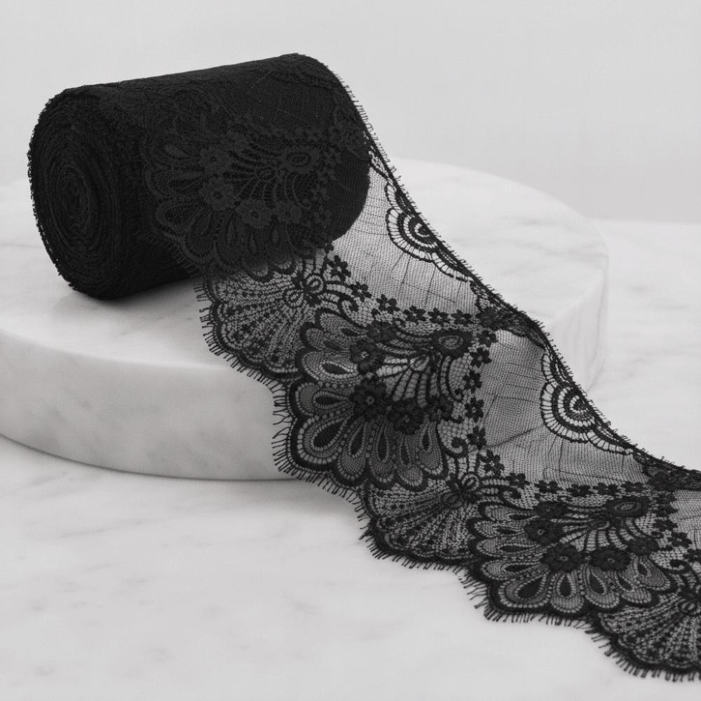 3 Yards Length Lace Trim Accessories Skin-friendly Material DIY Lace Fabric Home Embroidery