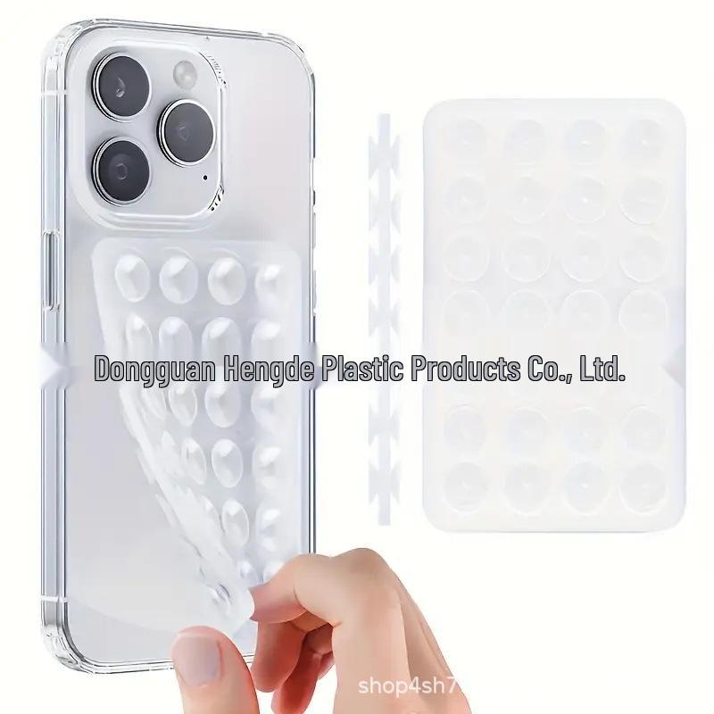 28-Piece Double-Sided Silicone Phone Suction Cups for Strong, Versatile Bonding On Smooth Surfaces