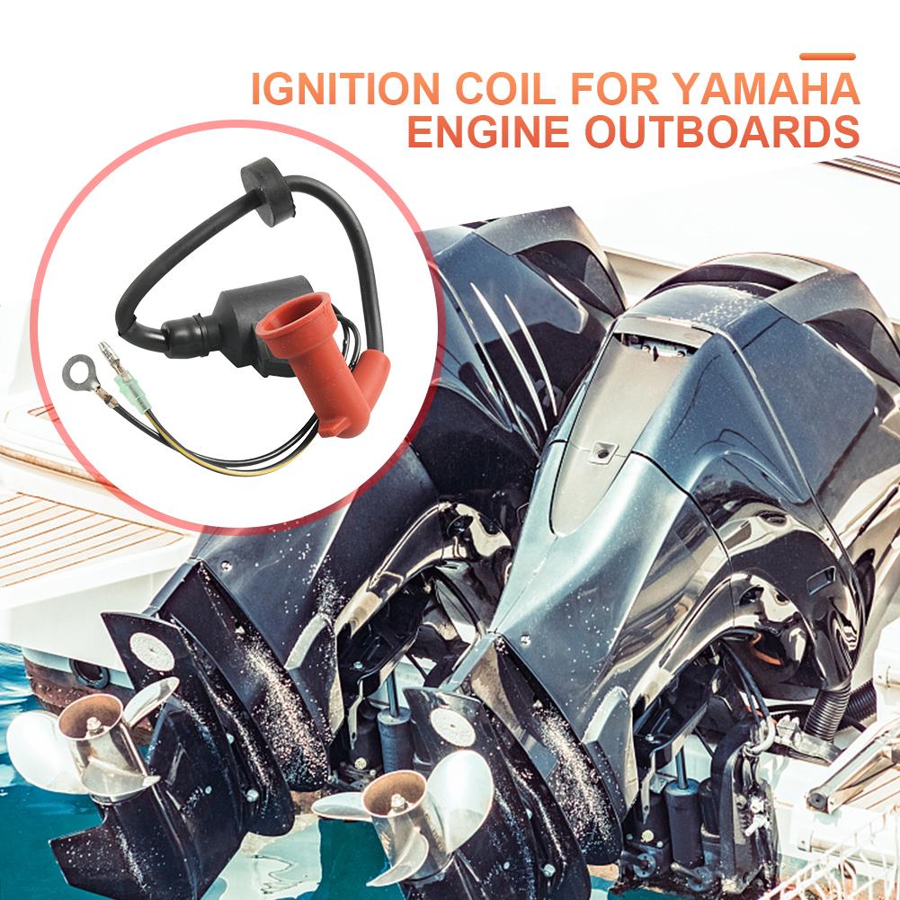 Zapalovací cívka do auta 63V-85570-00 Náhradní zapalovací cívka pro přívěsný motor Yamaha 9.9 15HP