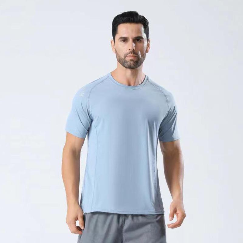 2024 Men's Summer Quick-Dry Elastic Short Sleeve Running T-Shirt