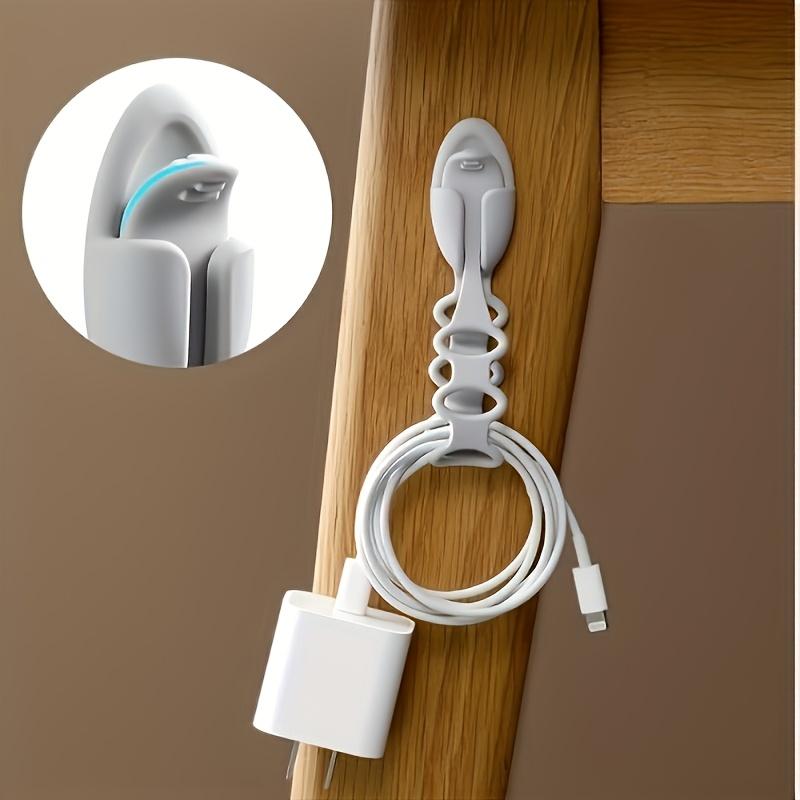 1 Stück Kabel-Organizer | Wandmontierte Kabelführung, Elektrisches Zubehör für Zuhause, Platzsparend für Kabel und Schnüre