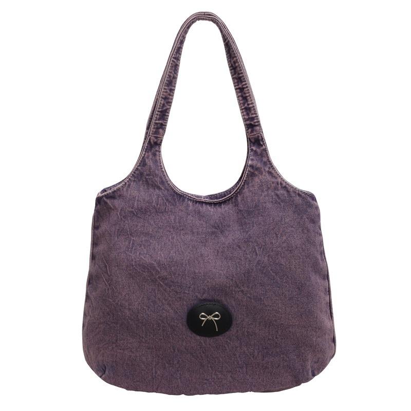 Casual and Versatile Denim Handbag for Women, 2025 New Fashionable and Stylish Large Handbag