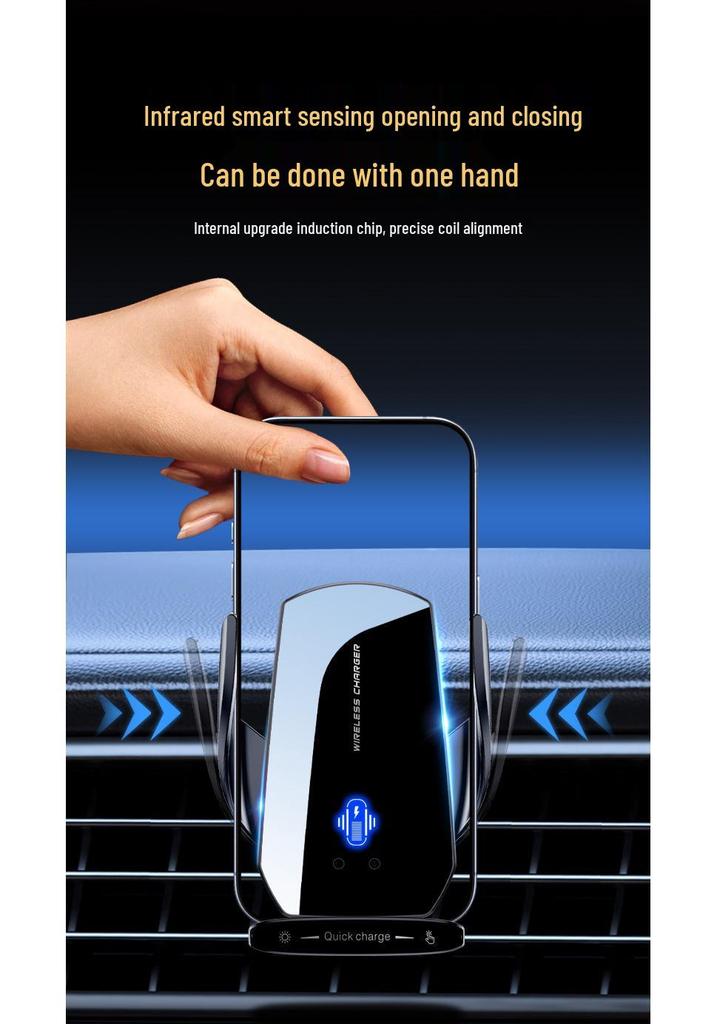 Q29 Magnetic 66W Wireless Car Charger for Huawei, Apple, Samsung - Fast Smart Charge