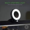 Razer Kiyo Webcam with Ring Light Autofocus Vertical Angle Adjustment Compatible with Windows OBS 1080p/30FPS 720p/60FPS