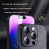 Premium Nubuck Leather Full Lens Protection Case for iPhone 14 Series