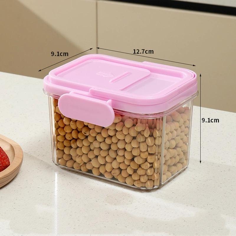 Recipientes de Plástico Herméticos Para Armazenamento de Alimentos Com Alça e Tampas À Prova de Vazamento Caixas Portáteis Para Lanches Para Piquenique