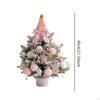 Mini Christmas Tree with Light Table Decoration for Living Room Porch Indoor