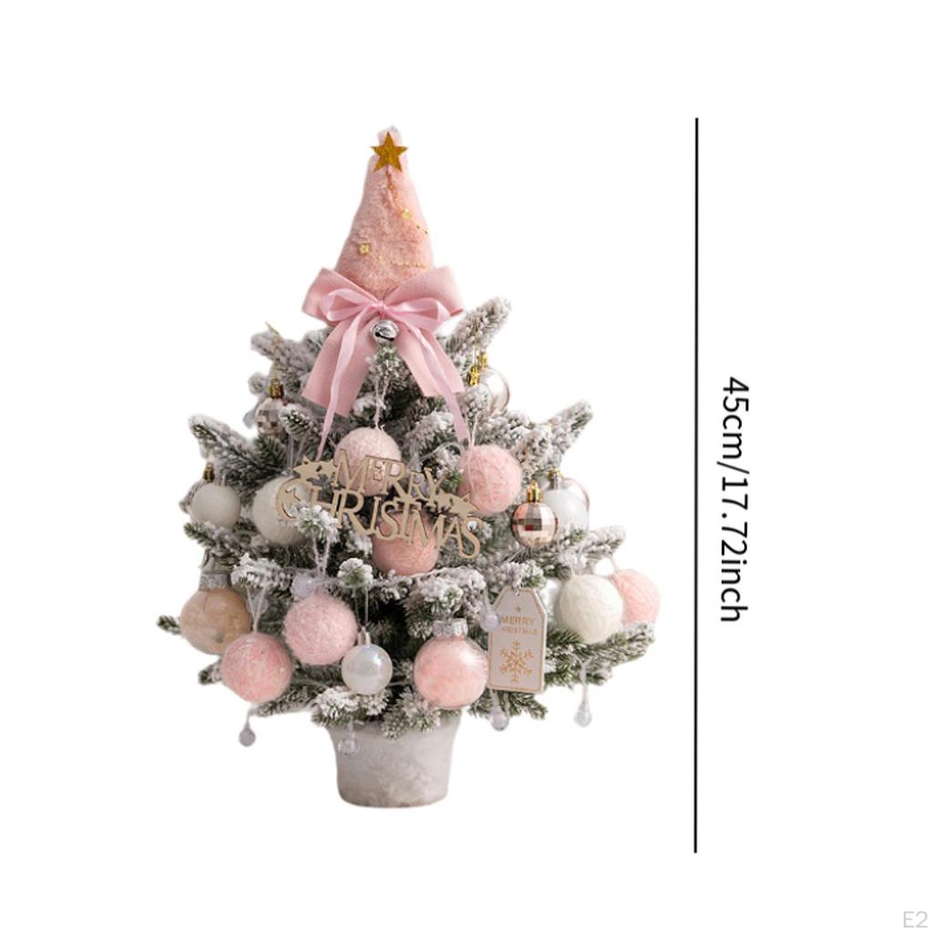 Mini Christmas Tree with Light Table Decoration for Living Room Porch Indoor