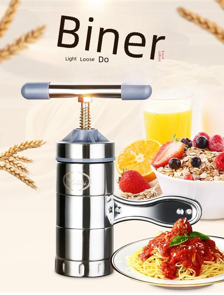 Stainless Steel Manual Hand-Cranked Noodle Press Machine