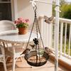 Hanging Bird Feeder Tray for Outdoor Garden Tree Mount