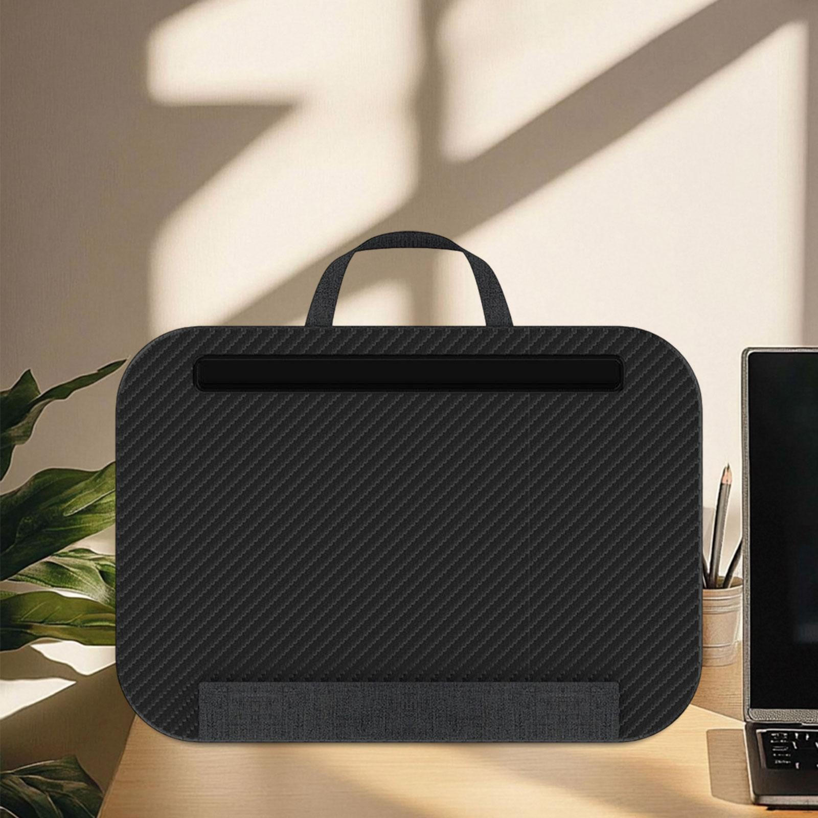 

Столик-подставка для ноутбука, универсальный 42x30x8см, прочная поверхность, удобный для чёрный