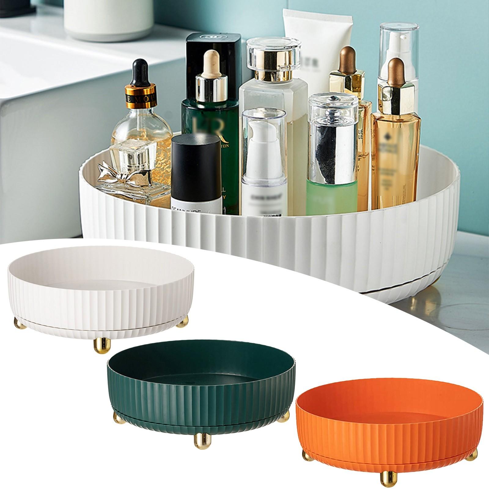 

White/green/orange Rotating Shelves 360° Rotatable Household помаранчевий