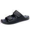 Men's Summer Outdoor Non-Slip One-Strap Casual Sandals with Thick and Soft Shock-Absorbing Sole