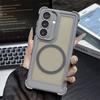Custodia Magnetica Armatura Traslucida Per Samsung Galaxy S26 S2 Ultra S24 Plus Angoli Rinforzati Antiurto Copertura Opaca Per