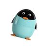 Cartoon Penguin Shape Trash Can With Flip Lid ABS and PP Waste Bin for Home Kitchen Bathroom Office Decoration