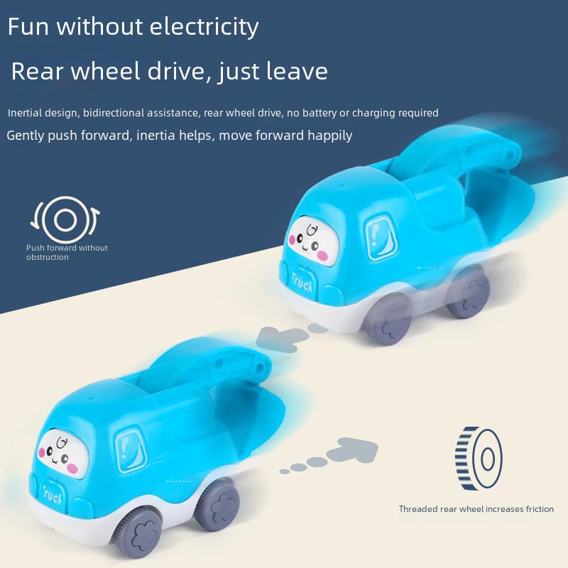 Childrens Inertia Toy Cars Set With Interactive Engineering Vehicles For Preschool Play