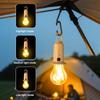 LED Camping Lights USB Rechargeable 3 Lighting Modes Dimmable Vintage Light Bulbs with Hook Outdoor Camping Hiking Tent Lantern