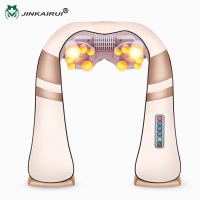 U Shape Electrical Shiatsu Body Shoulder Neck Massager Back Infrared 4D Kneading Massage Car Home Best Gift Health Care