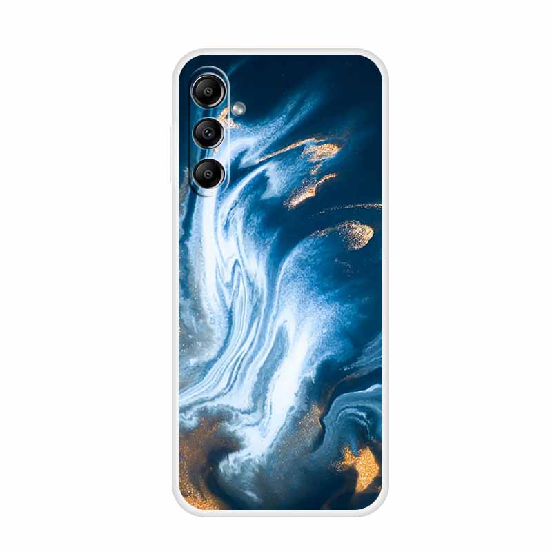 For Samsung Galaxy A14 A34 A54 5G Marble Soft Case Silicone TPU Phone Back Cover Coque for Samsung A 54 34 14 4G Cartoon Fundas
