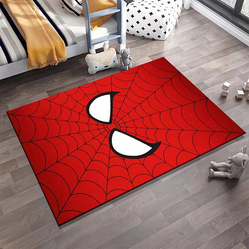 Spider Web Mask Design Rug Non-slip rug suitable for living room and bedroom sofas.