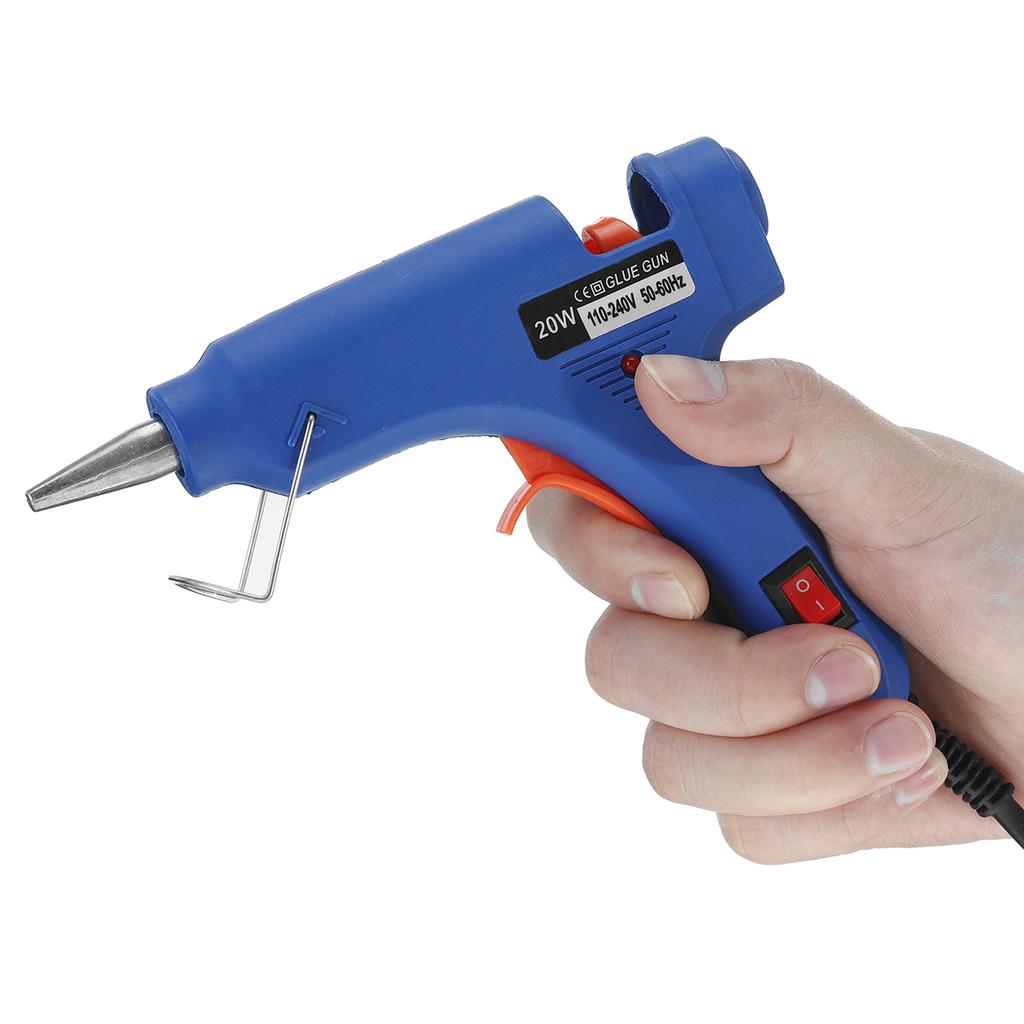 20 W UE Wtyczka pistoletu do klejenia na gorąco Pistolety elektryczne Silikonowe Pistolet do klejenia termicznego Naprawa Temperatury narzędzia
