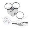 TENDYCOCO Heart Charm Keychain, Thin and Lightweight, 6.5cm, Women's, Stylish, Matching Gift, Anniversary, Birthday