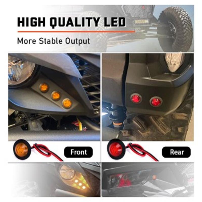 Universal ATV/UTV Turn Signal & Horn Kit with Flasher Relay for Vehicle Modification