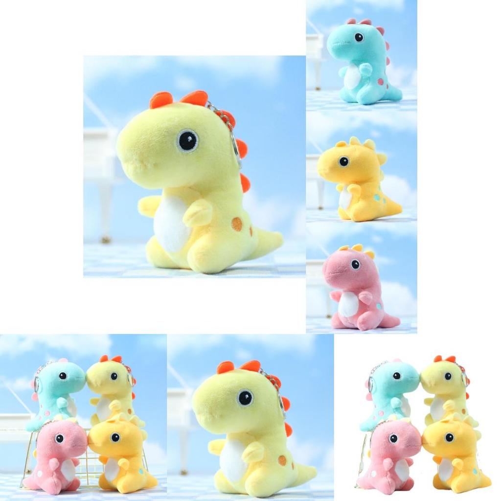 Soft And Cuddly Mini Dinosaur Plush Toy Ideal For Bag Decoration And Party Favors